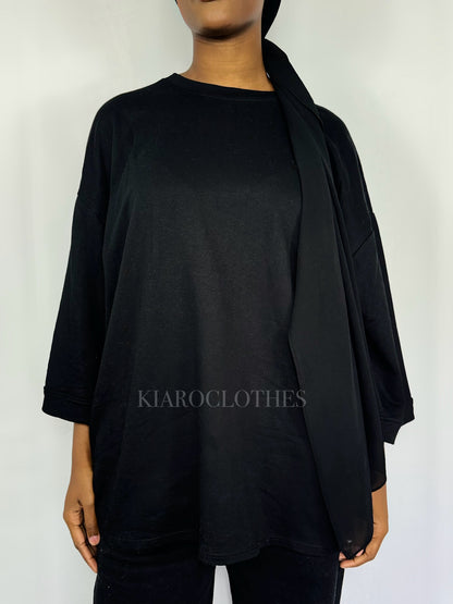 T-shirt oversize [noir]