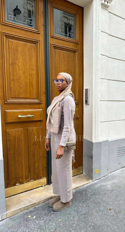 Robe longue Kiaro [taupe]