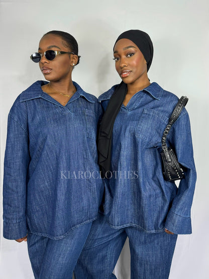 Ensemble jean [bleu]