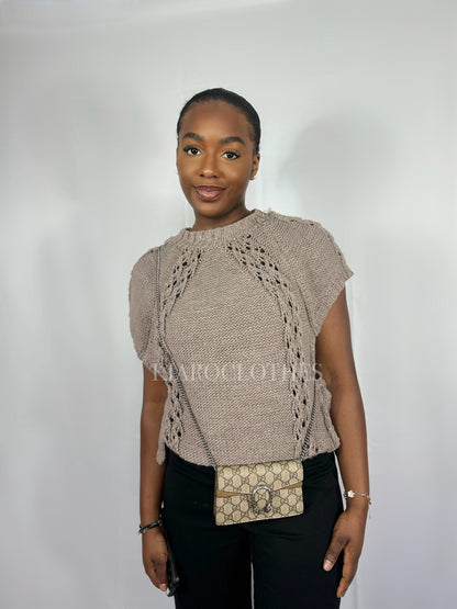 Top sans manche [taupe]