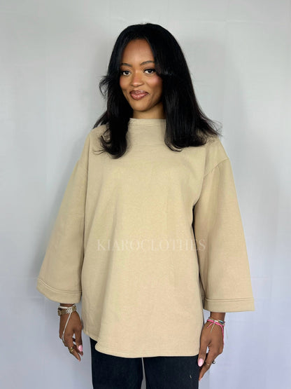 Pull oversize [beige]