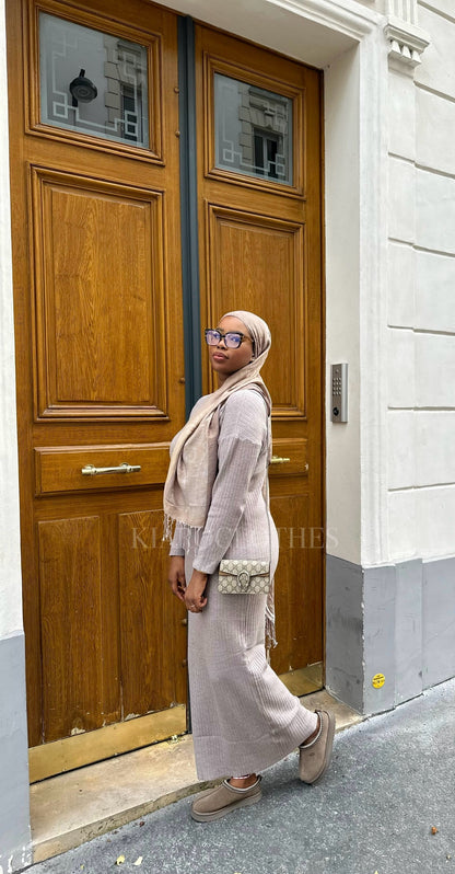 Robe longue Kiaro [taupe]