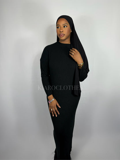 Robe longue Kiaro [noir]