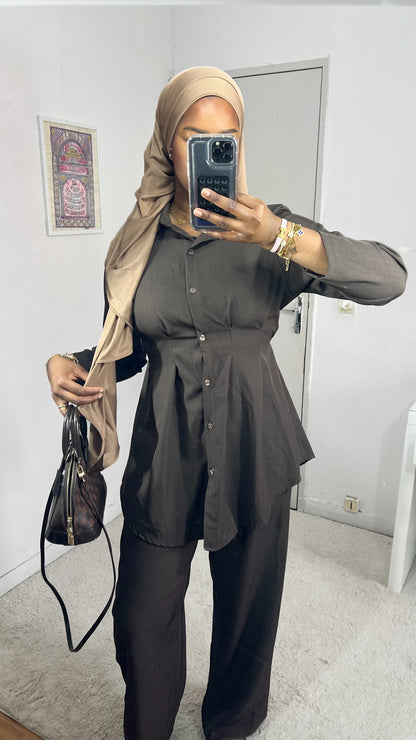 Ensemble Zeina [Marron]