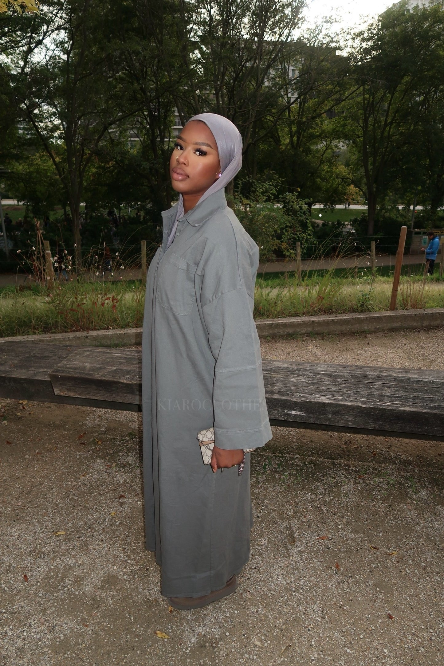 Robe en jean [Grey]