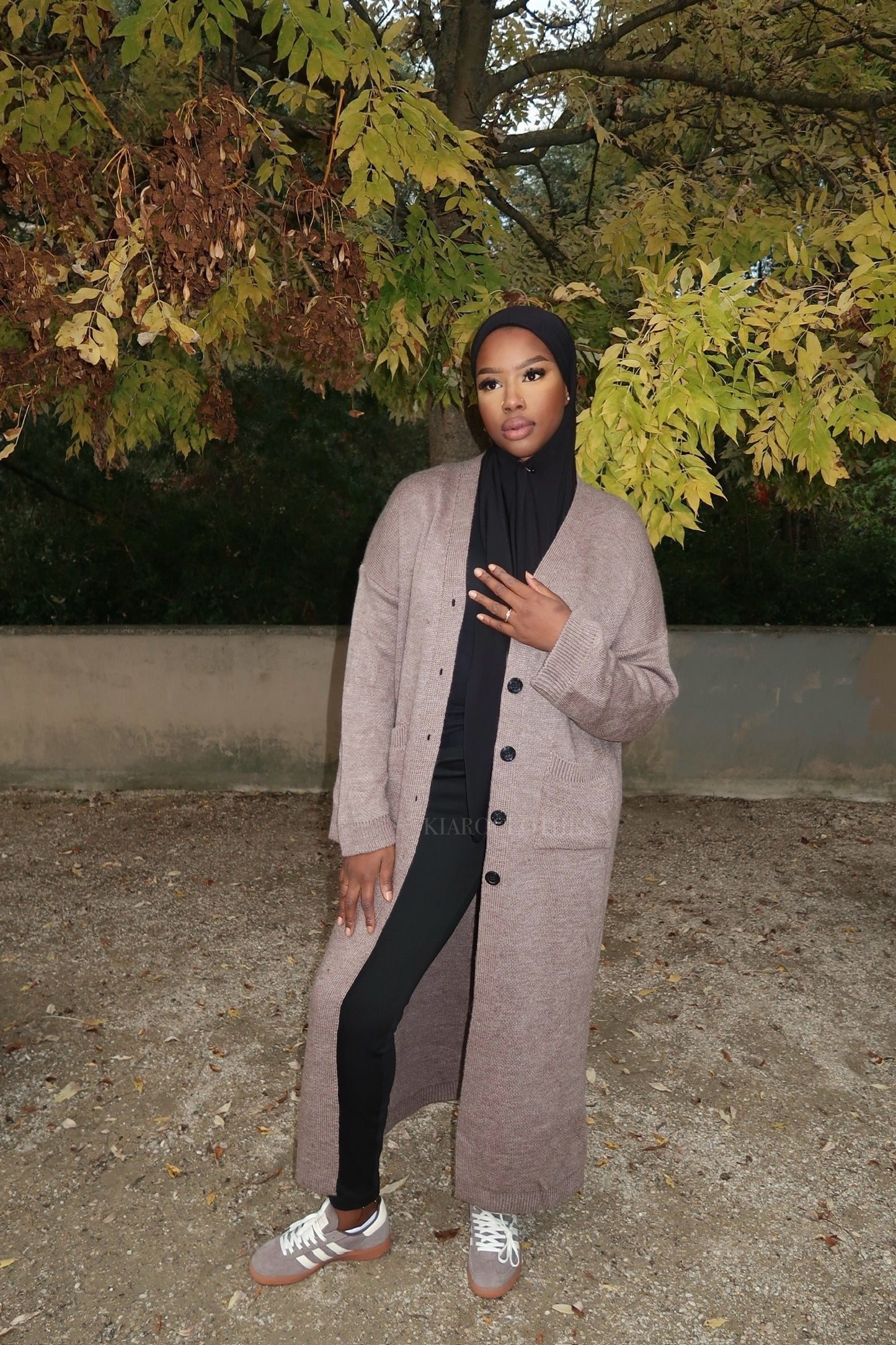 Gilet long [Taupe]