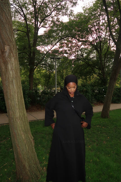 Robe en jean [Noir]
