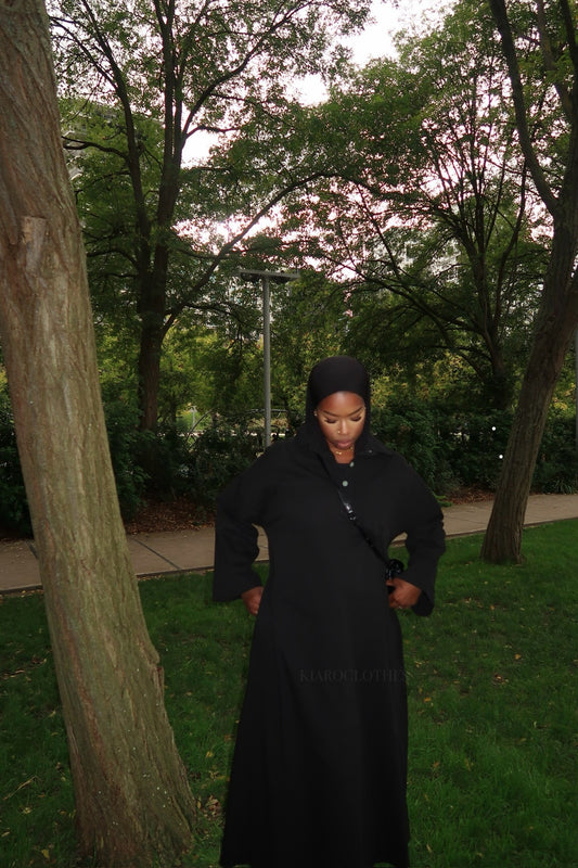 Robe en jean [Noir]