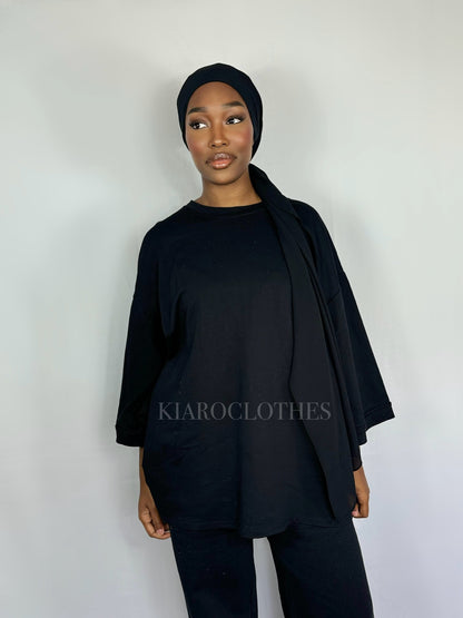 T-shirt oversize [noir]