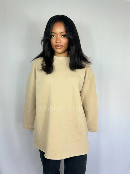 Pull oversize [beige]