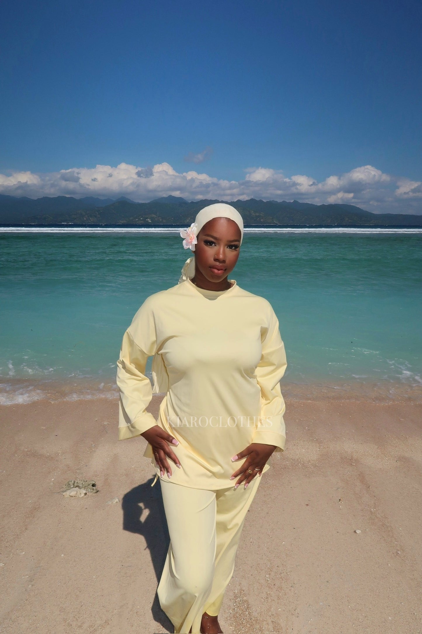 Burkini Aliya [Jaune] non cintré