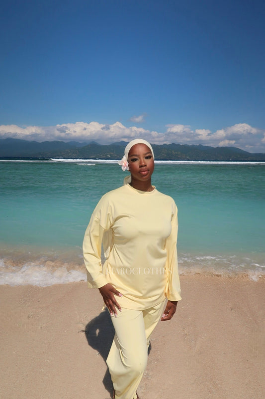 Burkini Aliya [Jaune] non cintré